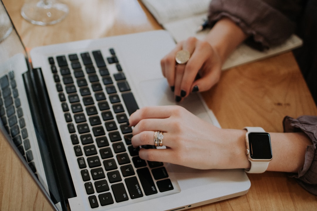 academic paper writing laptop
